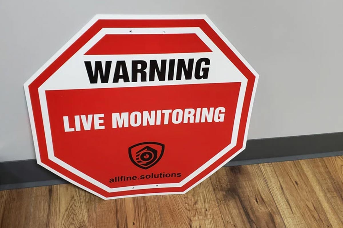 Stay secure with real-time live video monitoring